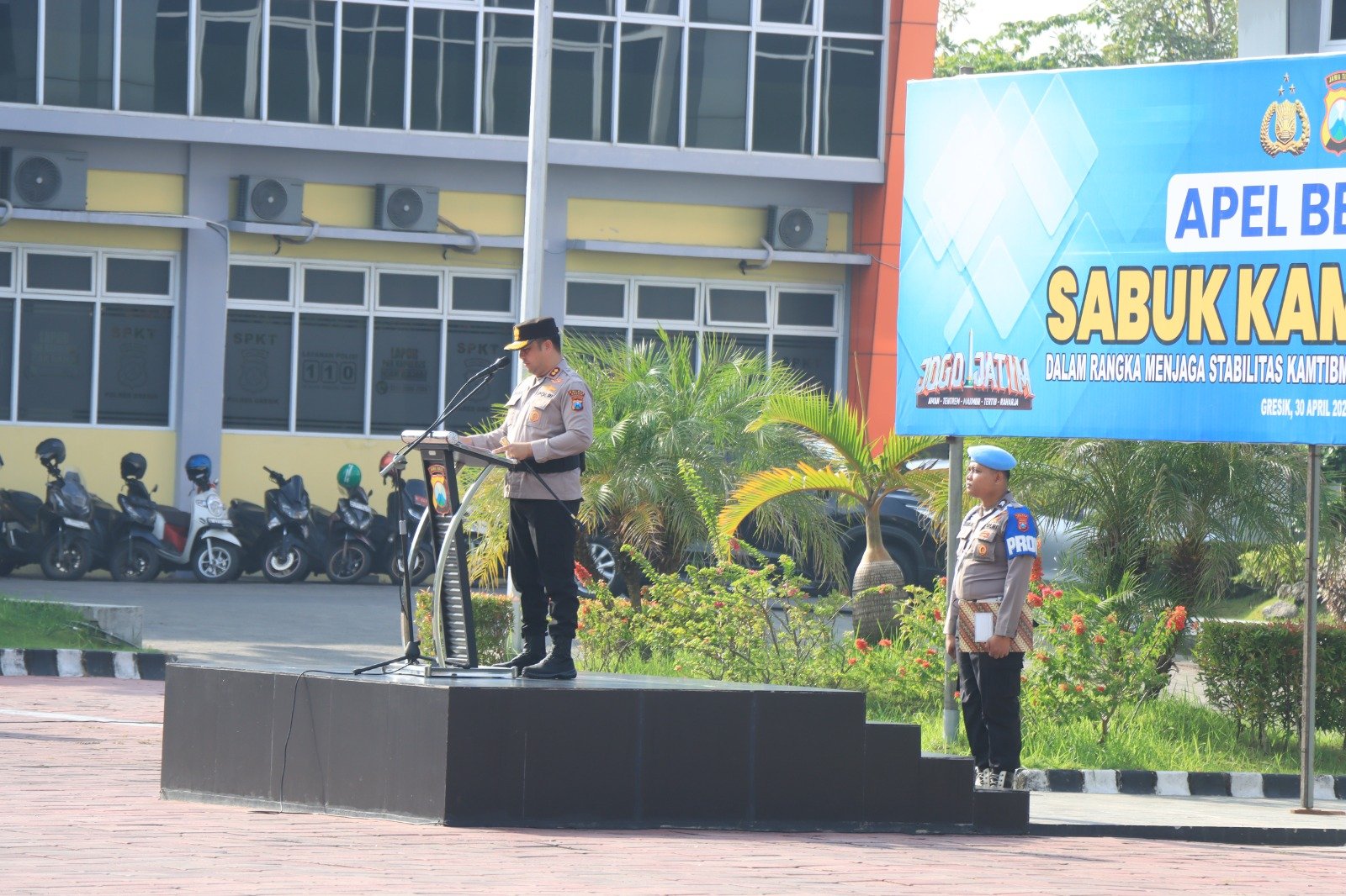 Kapolres Gresik Pimpin Apel Besar “Sabuk Kamtibmas”, Perkuat Sinergi Demi Stabilitas Wilayah
