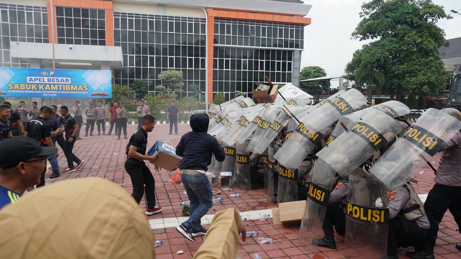 Polres Gresik Matangkan Pengamanan May Day 2026, Gladi Posko dan TFG Digelar Maksimal
