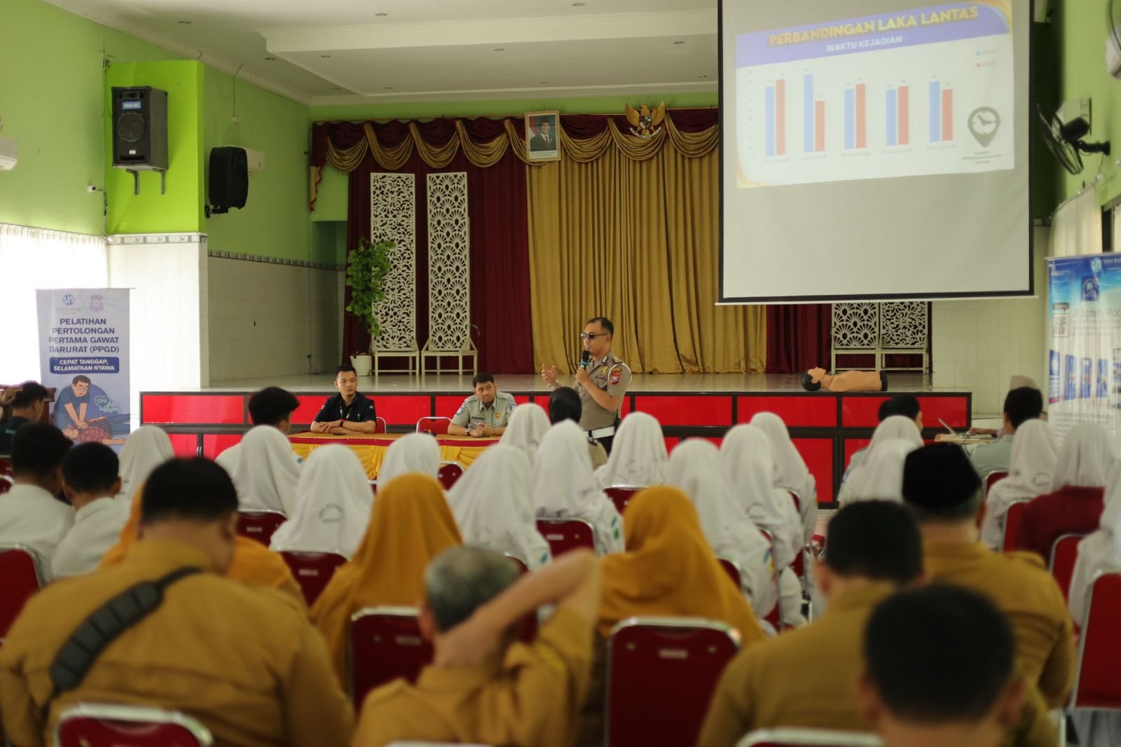 Satlantas Polres Gresik Gencarkan Police Goes To School untuk Tekan Angka Kecelakaan Pelajar