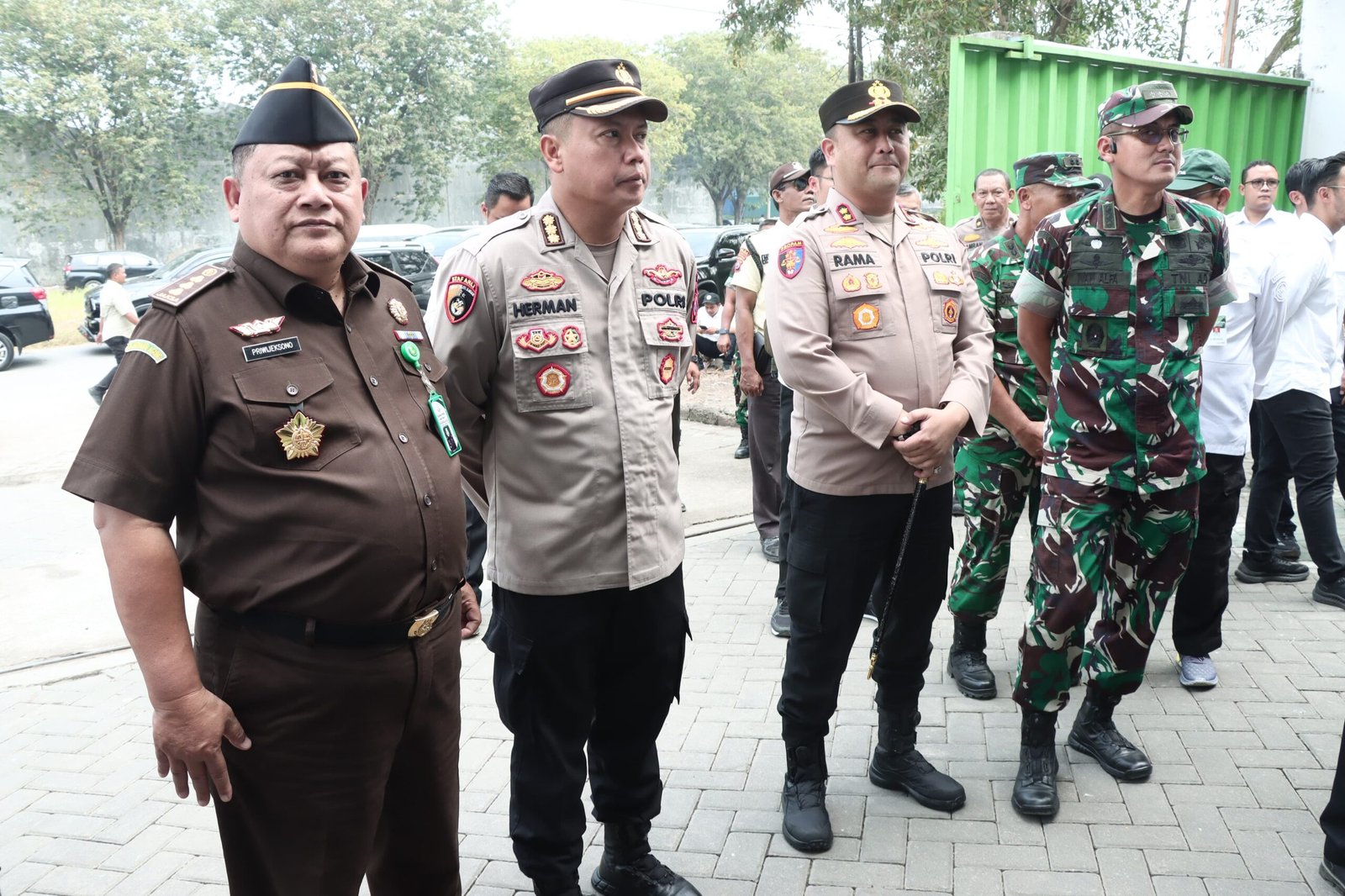 Wujudkan Asta Cita Menuju Kedaulatan Pangan, Kapolres Gresik Dampingi Kunjungan Menteri Pertanian