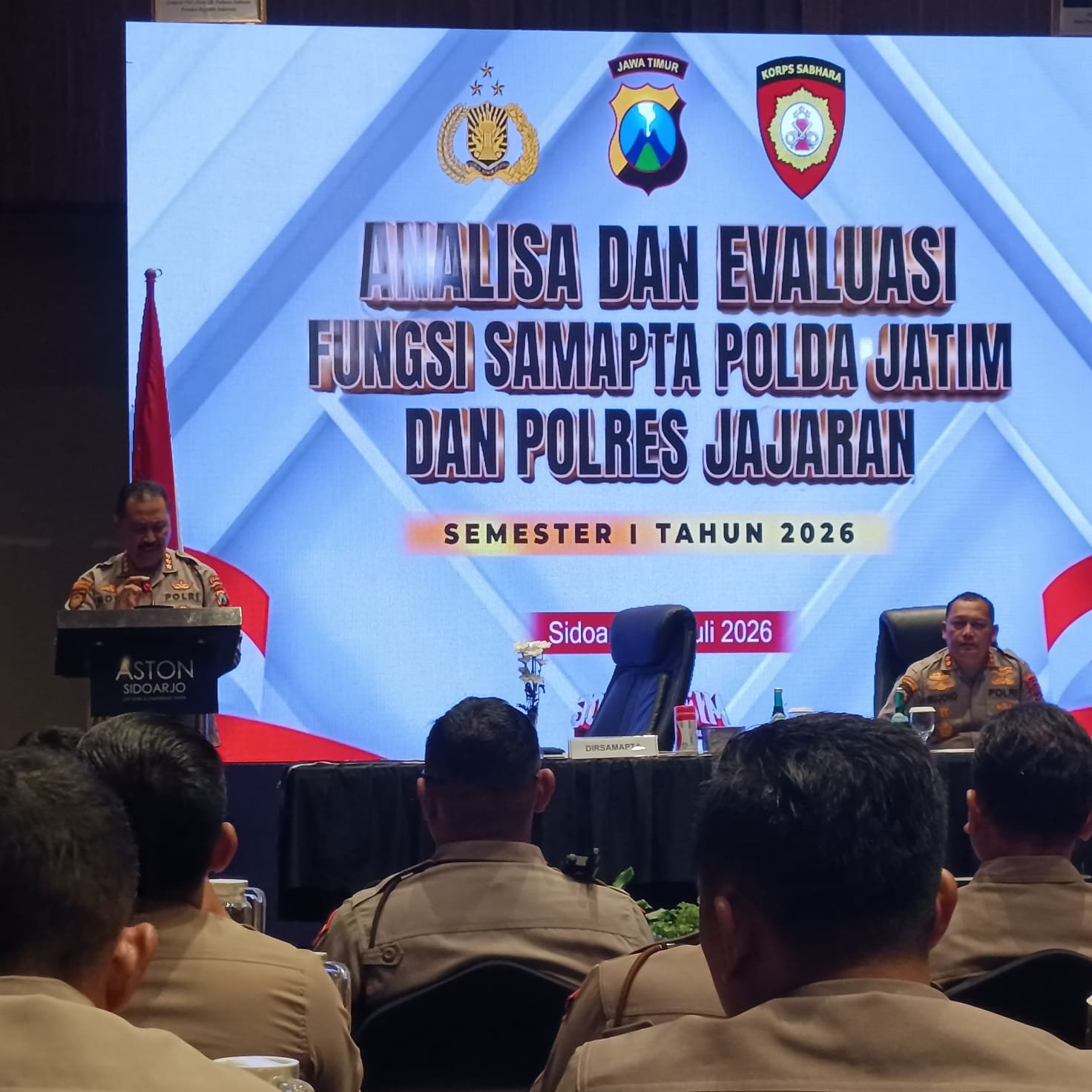 Polres Gresik Raih Juara 2 Pelaksanaan Giat Patroli Harkamtibmas Terbanyak pada Anev Samapta Polda Jatim